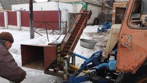 Измельчитель веток с транспортером на тракторе т 16