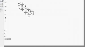 Перевод чисел из 10-й системы счисления в 2-ю