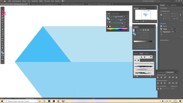 HOW TO DRAW DIAMOND? AI TUTORIAL. КАК СОЗДАТЬ БРИЛЛИАНТ В ADOBE ILLUSTRATOR. смотреть онлайн