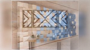 Панно из дерева - Необычные идеи для декора стен и интерьера