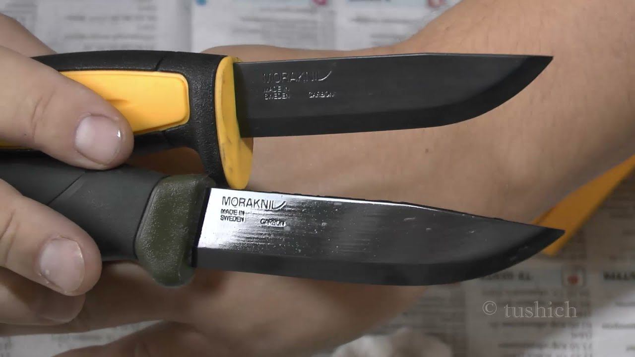 Воронение ножей Morakniv смотреть онлайн