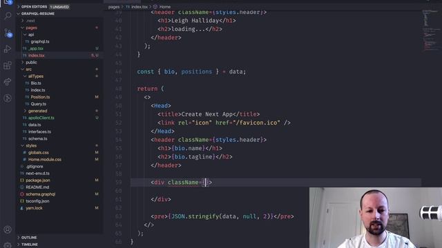 Build your own GraphQL Resume with Next.js, Apollo Client, and Prism Code Highlighter. Part 2 / 2.