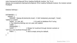 MySQL : django.core.exceptions.ImproperlyConfigured: Error loading MySQLdb module: No module named