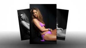 Очаровательная бразильская модель Натали Эдинбург в купальнике