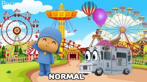 5 Pocoyo & Ice Cream Truck Balloon Blast Sound Variations in 62 Seconds