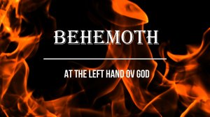 Behemoth - At The Left Hand Ov God (Guitar cover)