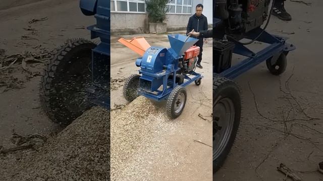 Bamboo crushed to make field mulch-weiwei machinery