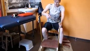 Разработка ноги после снятия гипса 2 / Development of the foot after removal of plaster