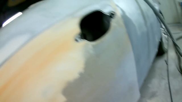 BMW e60 - полный перекрас. Шлифование шпатлёвки смотреть онлайн