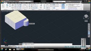 Auto CAD Tutorial : Mesh, Union, Subtract & Intersect in hindi