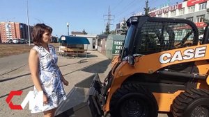 Обзор на мини-погрузчик Case SR175B