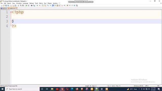 Variables in PHP | arthimatic operation in PHP | how to add two numbers in PHP | Web development