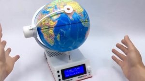 Глобус на котором в прямом эфире транслируются радиостанции со всего мира