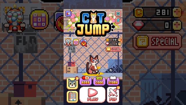 знакомимся с игрой cat jump смотреть онлайн