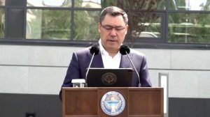 Президент Садыр Жапаров открыл новый офис Координационного центра кибер безопасности ГКНБ КР