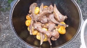 Нежная Баранина с Картошкой в Казане(Казан Кавап или Пирожок)