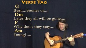 Forever Young (Alphaville) Fingerstyle Guitar Cover Lesson in C with Chords/Lyrics