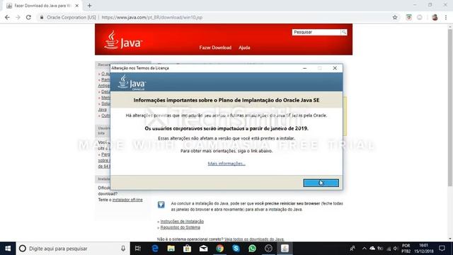 TUTORIAL | COMO BAIXAR E INSTALAR O JAVA 32 BITS смотреть онлайн