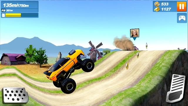 МОНСТР ТРАКИ ЧУМОВЫЕ ГОНКИ в стиле ХОТ ВИЛС MONSTER TRUCK 4 прохождение игры