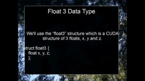 NVIDIA CUDA Tutorial 6: An Embarrassingly Parallel Algorithm 1