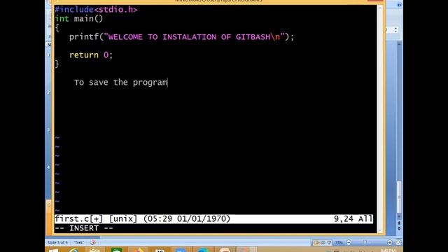 How to execute C Programs and Linux Commands in Windows|Bash shell  Installation| MinGW installatio