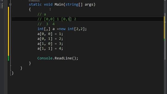 C# Tutorial : Guide # 8 (2DArray)