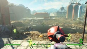 Fallout 4 Nuka World -  Nuka Cola Gun - New Weapon In Action (Modified Thirst Zapper)