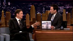 Funny Colin Firth on his huge Darcy statue - Jimmy Fallon - 2014 - Part 3