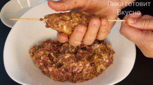 Люля-кебаб на сковороде вкусно сочно делюсь рецептом