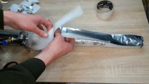 Захлеб колонны Утепляем царгу