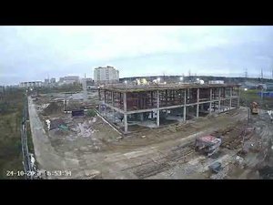 Строительство ПСК "ЭКСПЕРТ-ЭЛЕКТРИК" в Нахабино (таймлапс)