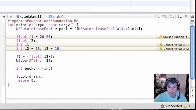 Objective C Programming Tutorial - 11 - Type Casting and Assignment Operators смотреть онлайн