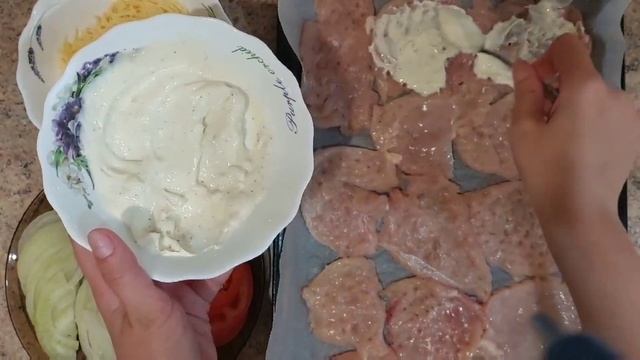 Мясо ПО ФРАНЦУЗСКИ из куриной грудки! Рецепт без заморочек! смотреть онлайн