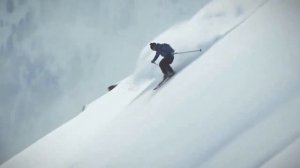 Красивейший фрирайд на горных лыжах