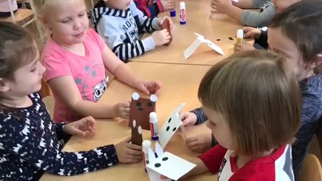 Конструирование в средней группе "Зайчики и мишки" смотреть онлайн