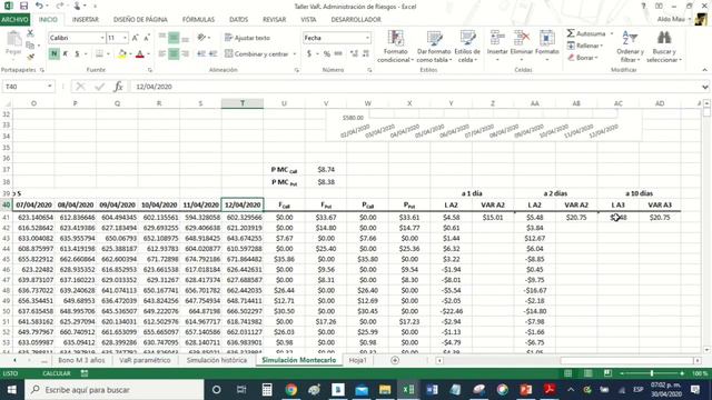 10. VaR Simulación Montecarlo (Parte 2) смотреть онлайн