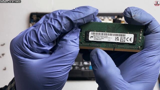 MSI Modern 14 B11MOU / RAM Upgrade / Disassembly And Assembly смотреть онлайн