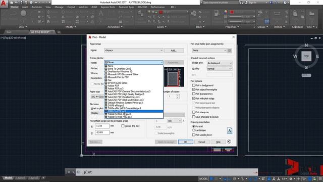 Plotting AutoCAD Drawings - pt1 (Direct from Model Space) смотреть онлайн