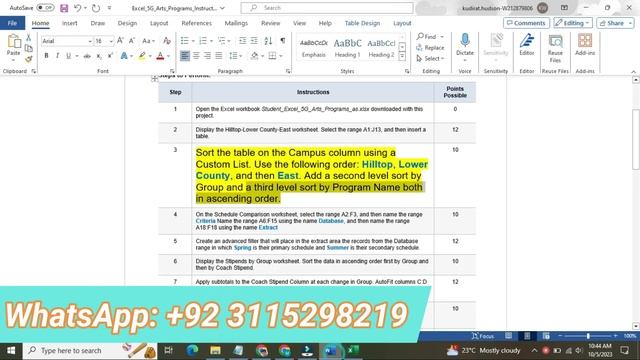 Excel_5G_Arts_Programs | Excel 5G Arts Programs | 5G Arts Programs | My ITLAB Assignment Solved