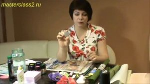 Мак из ткани без инструментов. Часть 1. Мастер-класс