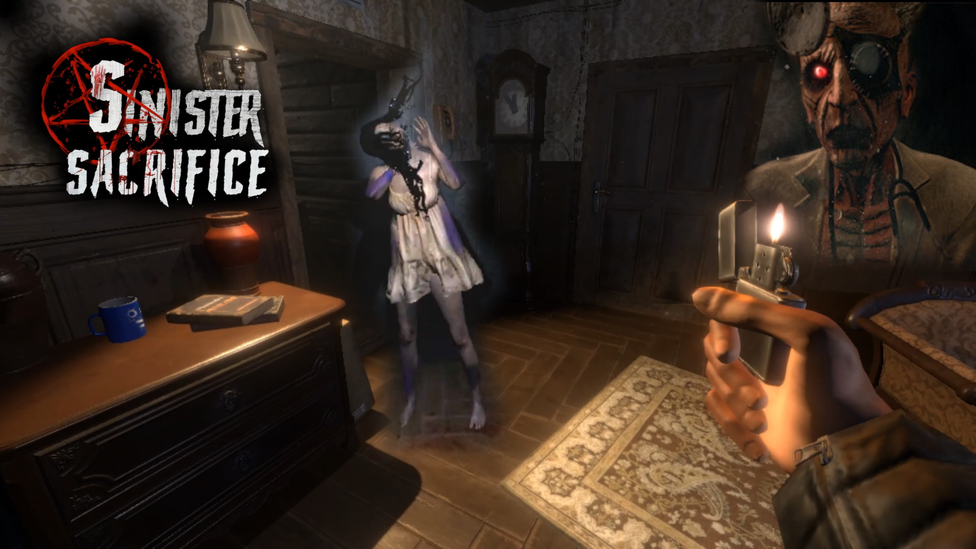 Sinister Sacrifice ✅Психологический хоррор будущего/Демотест/Полное прохождение ✅ ПК Steam игра 2023