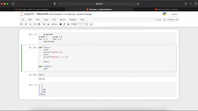 #37 Recursion | Recursion in Python | Python tutorials in Hindi for Beginners