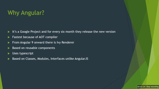 01 Angular introduction Tutorial for beginners | Angular 9 | typescript | Javascript