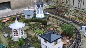 Игрушечный городок на улице в Германии