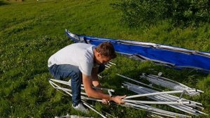 Сборка байдарка Нева-3. Часть 1.