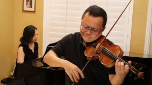 Adagio in D Minor by Alessandro Marcello, performed by Lan Qiu (violin) & Joy Pan (piano)