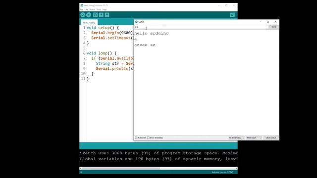 Arduino - How to Get a String from Serial with readString() смотреть онлайн