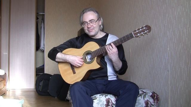 Гитара работы мастера В.Шершенёва ель - орех смотреть онлайн