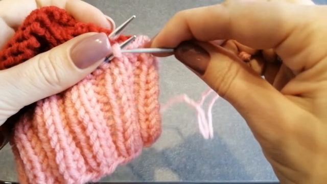 Довязать резинку 2×2 снизу смотреть онлайн