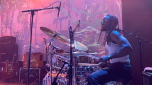 Chondromalacia Patella - Black Midi - live in Omaha - Morgan Simpson drumming live